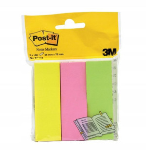 Zakładki Indeksujące Post-it (671/3), Papierowe