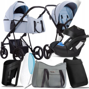 Wózek Bebetto 3w1 Flavio Pro 08 I Fotel Cybex Aton