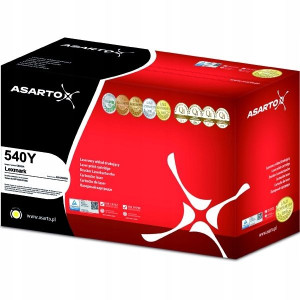 Toner Asarto do Lexmark C540H1 C540 X540 yellow