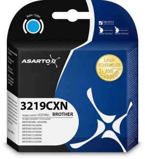 Tusz Asarto do Brother 3219CXN LC3219XLC cyan
