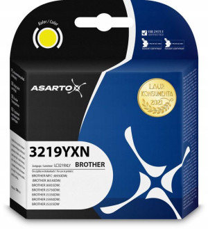 Tusz Asarto do Brother 3219YXN LC3219XLY yellow