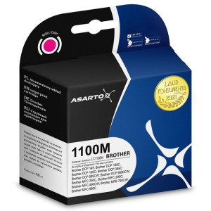 Tusz Asarto do Brother LC980M 1100M DCP145 MAGENTA