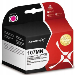 Tusz Asarto do Canon 107MN 6707B001 magenta