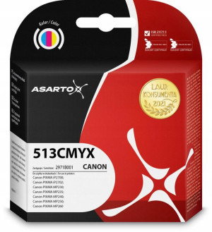 Tusz Asarto do Canon CL-513 2971B001 KOLOR