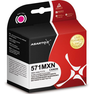 Tusz Asarto do Canon CLI571 MG5750/6850 | Magenta