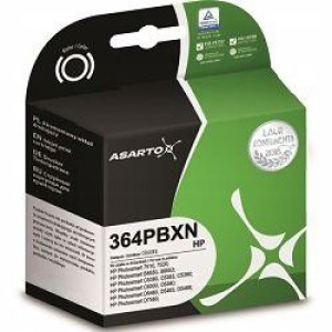 Tusz Asarto do HP 364XL Photosm. B8550 photo black