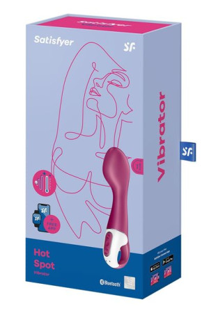 Wibrator Hot Spot - Podgrzewany stymulator Bluetooth z aplikacją dla par