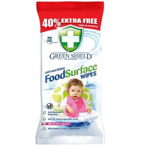 Green Shield Chusteczki antybakteryjne 70szt