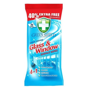 Green Shield Chusteczki do mycia szyb 70szt