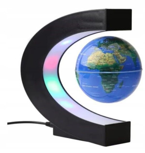 Globus Lewitujący Lampa Mapa Podświetlenie Led