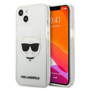 Karl Lagerfeld Choupette Head - Etui iPhone 13 Mini (przezroczysty)