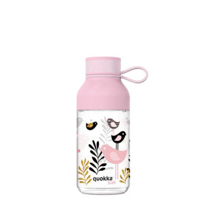 Quokka Ice Kids with strap - Butelka na wodę z tritanu 430 ml z paskiem