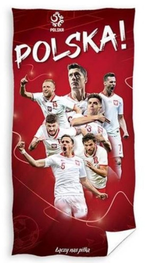 POLSKA PIŁKA NOŻNA  Ręcznik bawełniany 70 X 140 cm