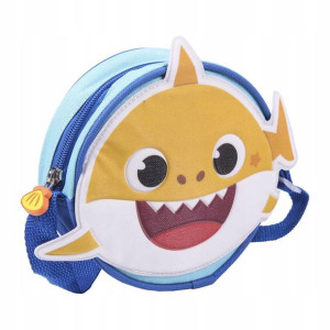 Torebka na ramię dziecięca BABY SHARK 3D Brokat