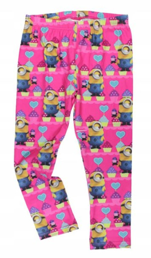 Minionki Getry Legginsy dziewczęce r. 134 MINIONS