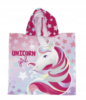Ręcznik kąpielowy z kapturem UNICORN JEDNOROŻEC