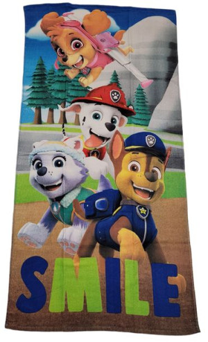 Ręcznik Plażowy Kąpielowy  PSI PATROL 70 x 140 cm