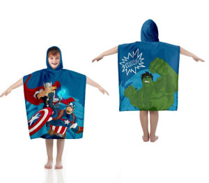 Ręcznik Kąpielowy z Kapturem AVENGERS PONCHO