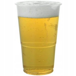 Kubki kufle plastikowe do piwa drinków 50szt 300ml
