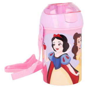 PRINCESS Bidon z paskiem 450 ml Butelka z ustnikiem KSIĘŻNICZKI