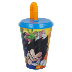DRAGON BALL Zamykany Kubek ze słomką 430 ml