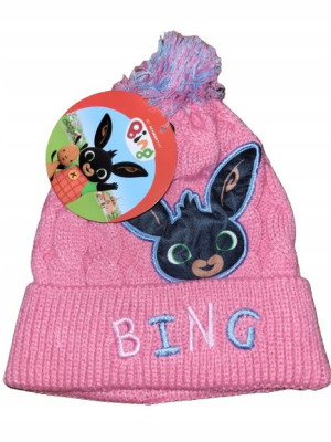 Bing Czapka Dziecięca z Pomponem r. 54