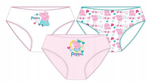 Figi Dziewczęce 3 pak Świnka Peppa Majtki 104/110