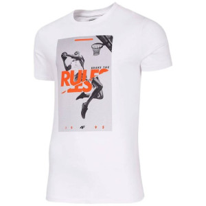 T-shirt Męski 4f H4l20-tsm029 Biały