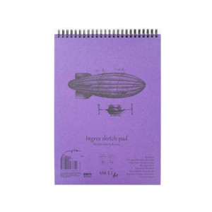 Blok do pasteli SM-LT Ingres A4 130 g 30 k spirala
