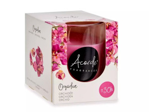 Świeca w szkle - Orchidea