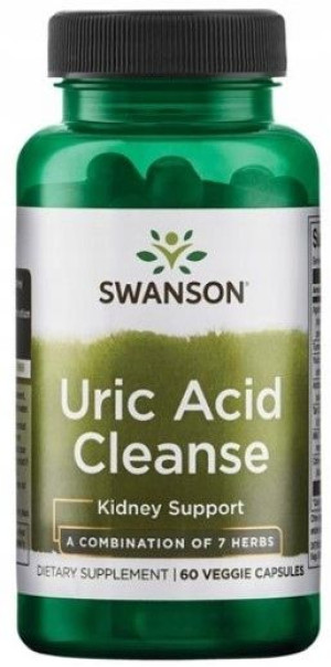 Swanson Uric Acid Cleanse 60kaps. Zdrowe nerki