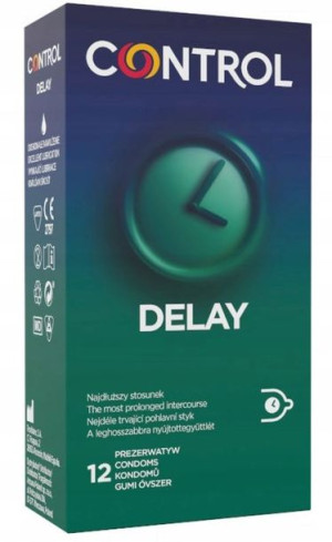Prezerwatywy CONTROL DELAY przedłużające sex 12szt
