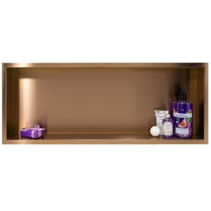 BALNEO Wall – Box ONE Copper Półka wnękowa 90x30x7cm Miedż OB-CO5