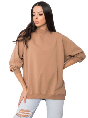 Camelowa bawełniana bluza basic S/M