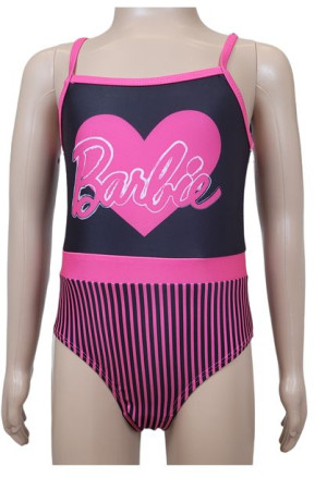 Dziewczęcy  Strój kąpielowy jednoczęściowy  r. 128 / 134 Barbie
