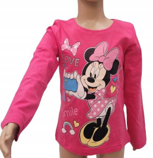 Myszka Minnie Bluzka z długim Rękawem 128/ 8A