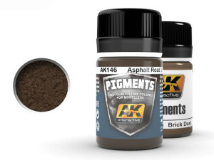 Pigment Asphalt road dirt AK146 AK Interactive