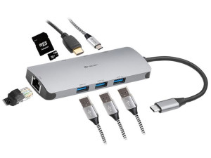 Adapter A-3, Usb-c, Hdmi 4k, Usb 3.0, Pdw 100w, Eth