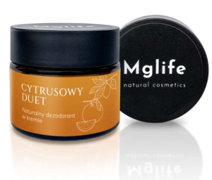 Mglife, Cytrusowy duet, naturalny dezodorant w kremie, 50 ml