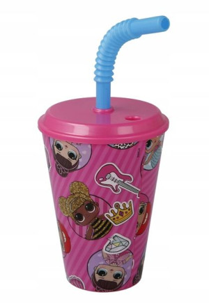 LOL Surprise Zamykany Kubek z słomką 430 ml