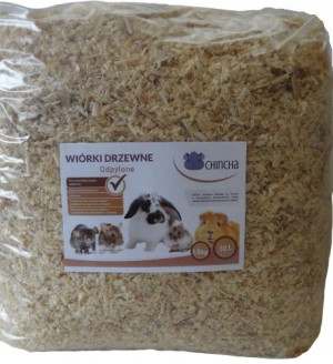 Drobne Trociny Gryzonie Króliki Odpylone 1,5kg 30l