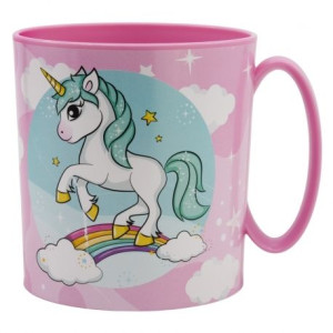JEDNOROŻEC Kubek DZIECIĘCY z uchwytem 350ml UNICORN