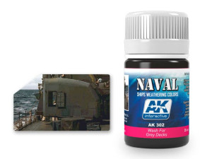 Wash modelarski Naval ships grey AK302 AK