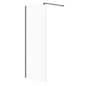 CERSANIT MILLE Kabina prysznicowa walk-in 80x200cm, czarny S161-007