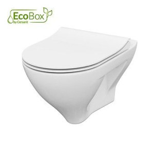 CERSANIT MILLE SET B291 Miska WC podwieszana+deska w.opad, S701-453