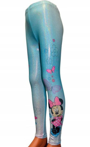 Myszka MINNIE Getry Legginsy dziewczęce r. 122