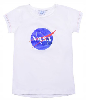 NASA Koszulka T-Shirt Dziewczęcy rozmiar 134 9 Lat