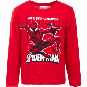 SpiderMan Bluzka z długim Rękawem 128/ 8A MARVEL