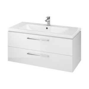CERSANIT LARA Szafka meblowa 100cm+umywalka, biała S801-191-DSM