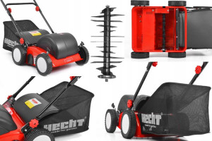 Wertykulator elektryczny 1700W KOSZ 50L METAL 37CM